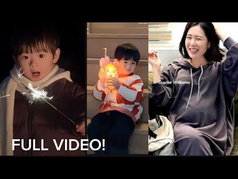 FULL VIDEO! BABY ALKONG WAITING HYUN BIN, SON YE JIN CAPTURED THIS HEARTWARMING MOMENT