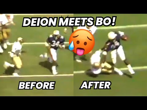 When Deion Sanders MET Bo Jackson! 😳 Bo Jackson Vs Deion Sanders