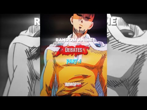 Random Anime Debates Pt.1 who is strongest💪🗿#fypシ #fyp #vs #amv #debate #dbs #naruto