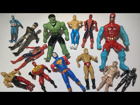 AVENGERS TOYS/Action Figures/Cheap Price/Ironman vs Hulk, Thor vs Spiderman/Unboxing Superheroes