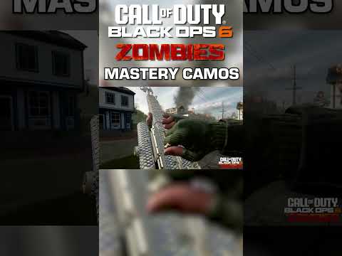 Black Ops 6 ZOMBIES CAMOS, MASTERY GAMEPLAY #blackops6 #callofduty #cod