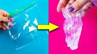 ZIPLOCK SLIME! 💧Testing 6 NO GLUE Slimes from JSH! Real or Fake? #WIS