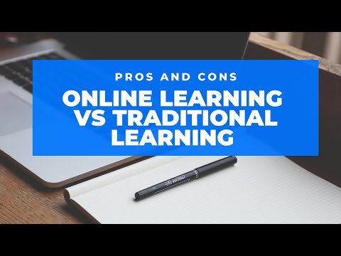 Online Learning vs. Traditional Learning #onlinelearning #traditional learning #e-learning