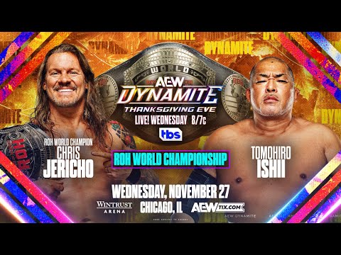 AEW Dynamite Chris Jericho vs Tomohiro Ishii ROH World Championship Match (SIM)