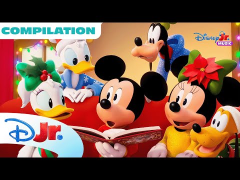 Mickey and the Very Many Christmases Songs 🎶🎄| Music Video Compilation | @disneyjr