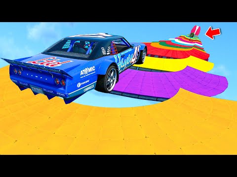 777.777% Players Forget Gravity Exists in This GTA 5 Mega Ramp Challenge !