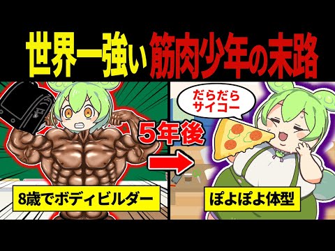 【実話】筋肉少年となったずんだもんの末路【ずんだもん&ゆっくり解説】