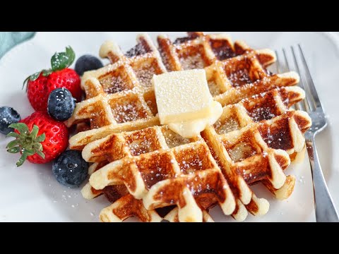 BEST EVER Gluten Free Buttermilk Waffles Recipe!