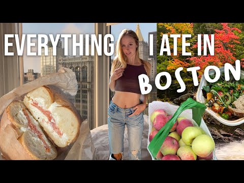 What I Ate in BOSTON