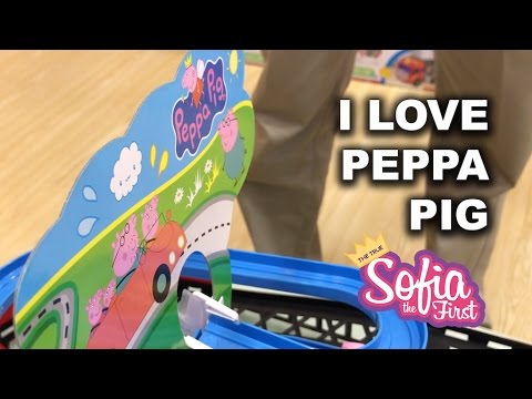 Adorable Little Girl Playing Peppa Pig Toys Imago | The True Sofia The First