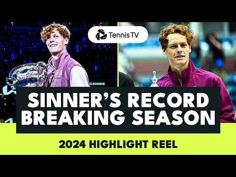 Sinner 2024 Highlight Reel: Jannik's Historic Year 🥶