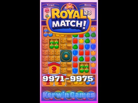 Royal Match Level 9971 9972 9973 9974 9975 - No Boosters Gameplay