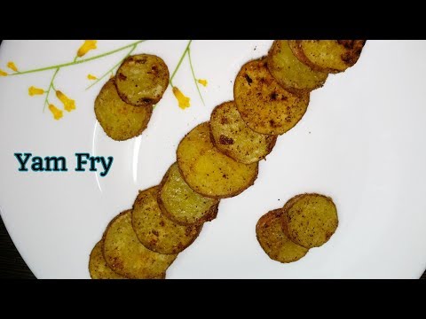 Yam Fry Snack Recipe - Kandagadda Vepudu | Telangana Ruchulu