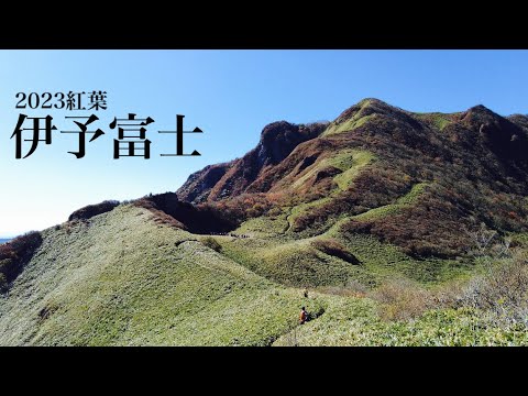 【登山】伊予富士 紅葉で賑わう日本三百名山 素敵な稜線を歩いて来ました。