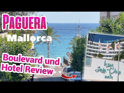 Paguera 3 Sterne Hotel Lind Playa Review und Boulevard Rundgang