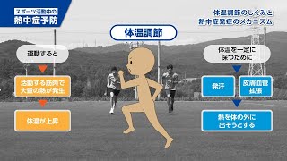 【スポーツ活動中の熱中症予防】ch.1  体温調節のしくみと熱中症発症のメカニズム