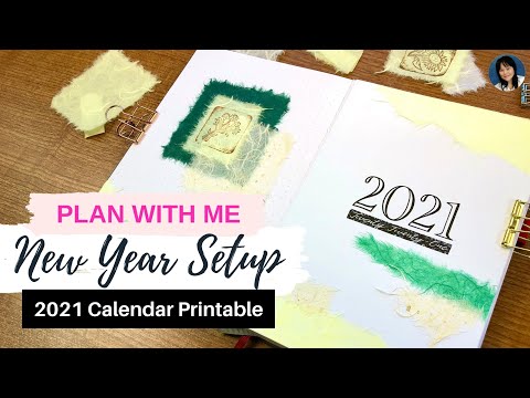 2021 NEW YEAR PLAN WITH ME | 2021 New Year Bullet Journal  | 2021 Future Log & Calendar Printable