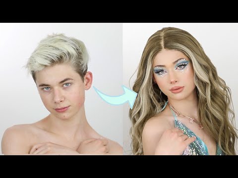 I Transformed Myself Into a Girl | Euphoria inspired boy to girl transformation!