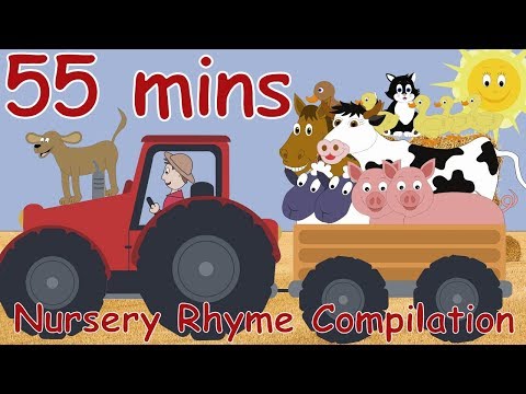 Old MacDonald Had A Farm! And lots more Nursery Rhymes! 55 minutes!