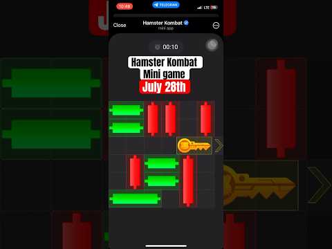 July 28 - Hamster Kombat mini game puzzle unlocked