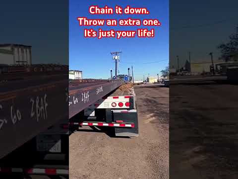 #flatbedtrucking #steel #chains #life #godblessyou