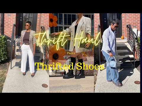 Thrift Haul: Part II | Thrifted  Shoes | Style Over 50 | Msglamdoll Tv