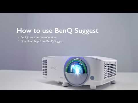 [How to] Download apps from BenQ Suggest | BenQ Smart Projector EW800ST/ EX800ST