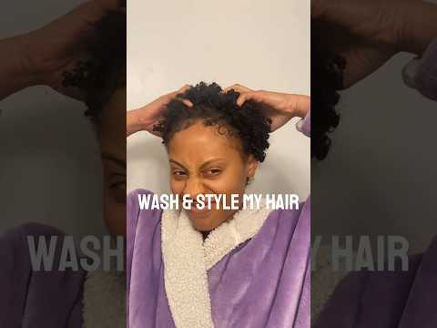 Wash & style my growing TWA! #naturalhair #shortnaturalhairstyles #naturalhairstyling