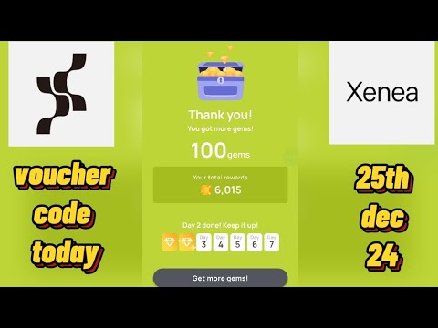 xenea wallet voucher code today 25th , xenea daily quiz code today #xenea #xeneawallet #wallet