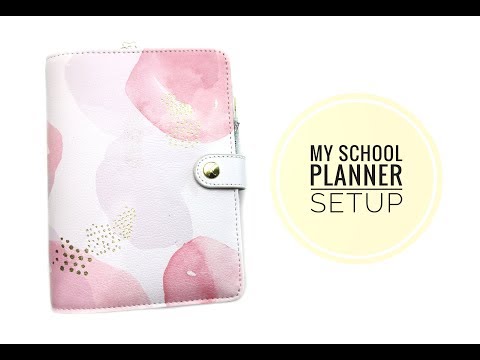 my school planner set up (ft. kikki k)