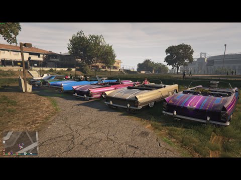 GTA Online - Killer Clowns Hot Rod and Lowrider Meet