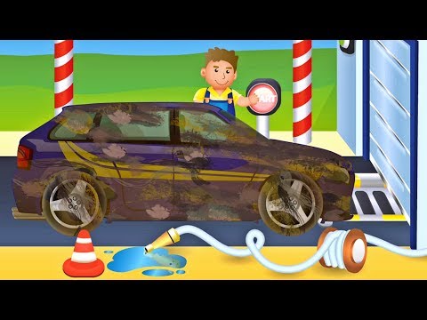 Car Wash Fun for Kids  🚗 Washing Cars Game App for Children