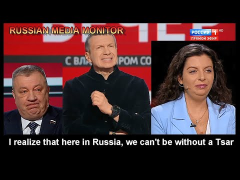 State TV pundits tearfully praise Putin's conference