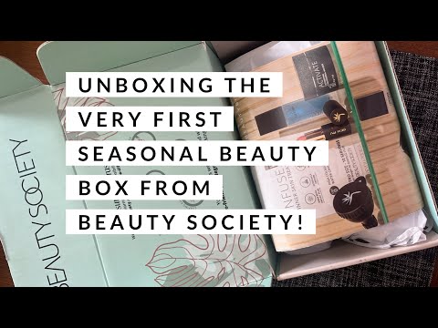 Unboxing the 1st Seasonal Beauty Box from Beauty Society - Spring 2024 Subscription