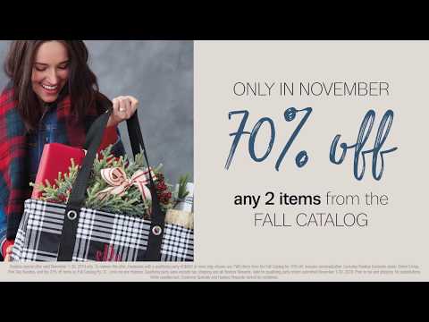 Be rewarded this November with Thirty-One Gifts!