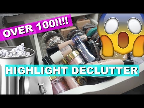 MASSIVE HIGHLIGHT DECLUTTER OVER 100!!! | HIGHLIGHT COLLECTON