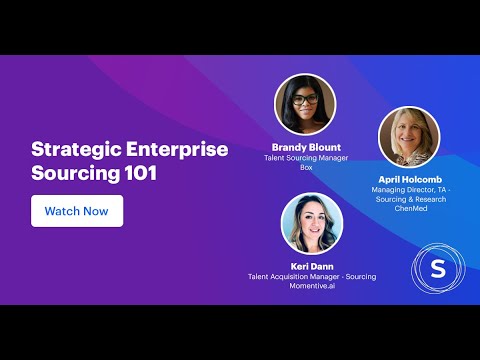 Strategic Enterprise Sourcing 101