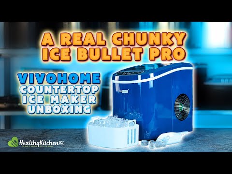 Vivo Home Countertop Ice Maker Unboxing - A Real Chunky Ice Bullet Pro