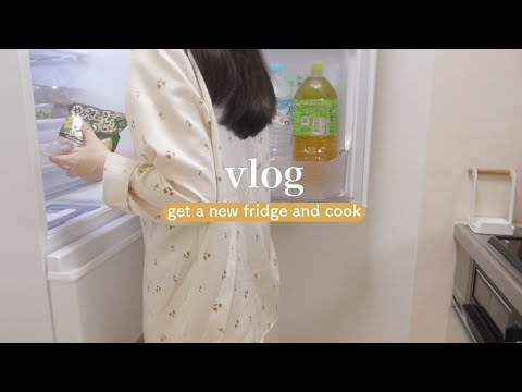 [Living alone] Daily life of preparing and cooking in a new refrigerator🥕✨