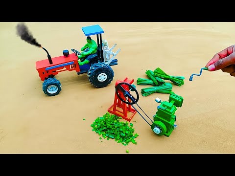 diy tractor chaff cutter machine mini creative science project | @Acrofter1