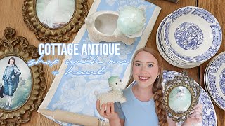 HUGE COTTAGE THRIFT WITH ME 2024 | ANTIQUE SHOP WITH ME + HAUL IN CAVE CITY, KY! 🤍