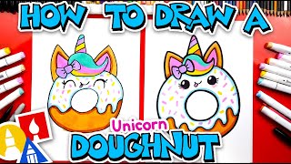 How To Draw A Cute Unicorn Doughnut