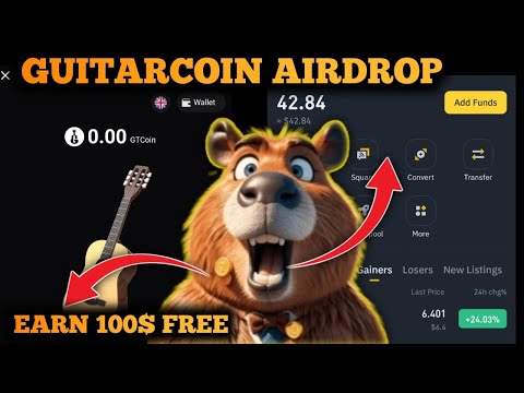 Telegram new mining project Guitarcoin || Guitarcoin best airdrop project|| Guitarcoin Blockchain