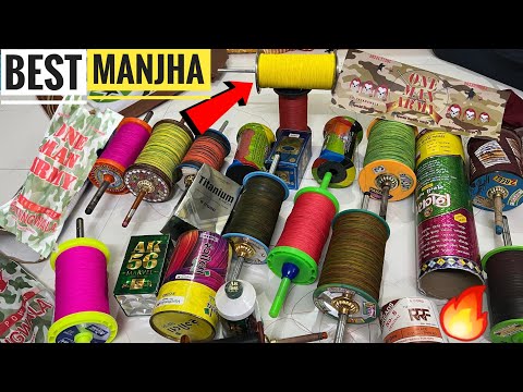 Best Uttrayan Manjha stash For Kite Cutting 🔥Konsa Manjha Lena Chyia 2023 ?Monokite,Panda,Barely