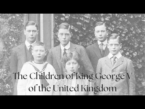 The Children of King George V of the United Kingdom