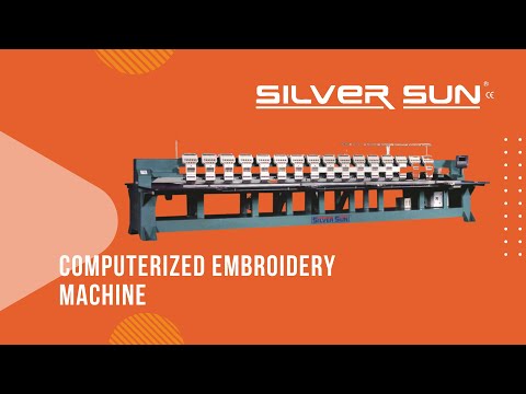 Silver Sun Computerized Embroidery Sewing Machines