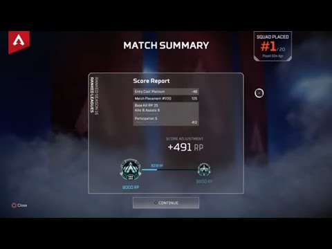 +491 RP in Plat | Apex Legends Gameplay w/Wattson