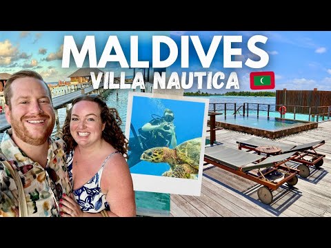 MALDIVES VLOG! 🇲🇻 VILLA NAUTICA 🌊 Luxury Ocean Suite Villa, Scuba Diving & Swimming With Sharks 🦈 🤿