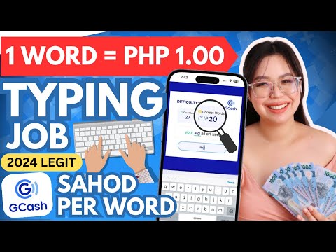 1 WORD = ₱1.00 FREE GCASH | TYPING JOB 2024 | SAHOD PER WORD SA GCASH WALLET | WITH OWN PROOF