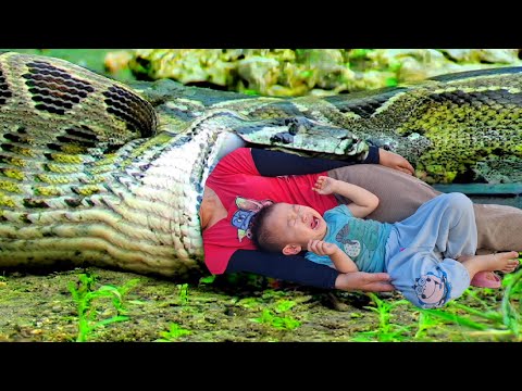 Mother & Child Cook Breakfast and Grow Vegetables - Harvesting Sugarcane Goes to the market sell